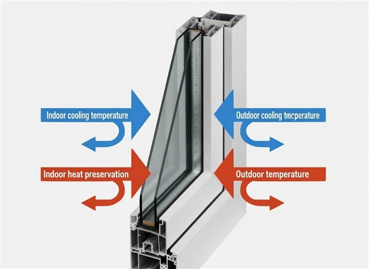 Steel Thermal Insulating Fire Resistant Window factory